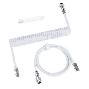 �y����8000Hz�Ή��zATTACK SHARK C01Pro �Q�[�~���O�L�[�{�[�h�p�R�C���P�[�u�� USB Type-C�ڑ� ����x�� �i�C�����ґg�ϋv �X�}�z/�^�u���b�g�[�d�Ή� 1.5m�L�� �����߂��h�~�݌v �M�����艻�Z�p