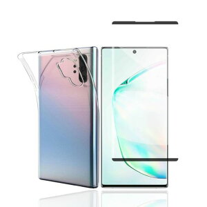 (1���K���X�t�B����+1���P�[�X)�Ή�GalaxyNote10Plus�P�[�X+SCV45SC-01M�K���X�t�B�����y���{��-�d�x9H�z�M�����N�V�[Note10Plus�t�B���������K���X�t���ی�t�B�����w��F�ؑϏՌ�