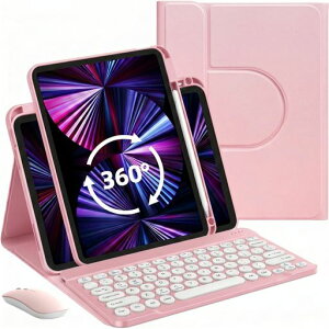 iPadAir11�C���`�p�̃L�[�{�[�h�P�[�X(2026M4/2025M3/2024M2)�}�E�X�t��iPadAir5/4����p��Bluetooth�L�[�{�[�h�t���J�o�[���������y�����[�ی^�L�[�}�O�l�b�g������