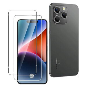 For OUKITEL P1 �K���X�t�B���� OUKITEL P1 �t�B���� 2���Z�b�g �d�x9H �����K���X �t���ی�t�B���� 2.5D �����ߗ� ��U�h�~ �C�A�[�� ����h�~ �����z�� �\��t���ȒP