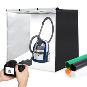 PULUZ�y80cm�A�b�v�O���[�h�Łz�t�H�g���C�g�{�b�N�X/�B�e�{�b�N�X80cm��^�܂肽����LED�������i�B�e�ɍœK�l�b�g�ʔ́E����B�e�p90W���P�x14000LM��CRI4�F�w�i�t���|�[�^�u���X�^�W�I