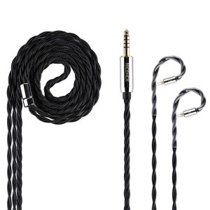 NICEHCKBlackDawn�C���z�����P�[�u��4�c5N���_�f��OCC�⃁�b�L0.78mm2Pin4.4mm�v���OPP���ŐD����������R�l�N�^�����p���E��hifi���P�[�u���A�b�v�O���[�h�P�[�u��1.2mDIY