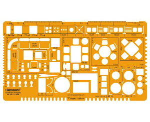 ArchitecturalDrawingTemplateStencil-ArchitectTechnicalDraftingSupplies-FurnitureSymbolsforHouseInteriorFloorPlan