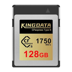 KINGDATACFexpressTypeB�J�[�h128GB8K/6KRAW����B�ePCIe3.0NVMe�������[�J�[�h�Ɩ��p/�v���V���[�}�[�����J�����Ή�