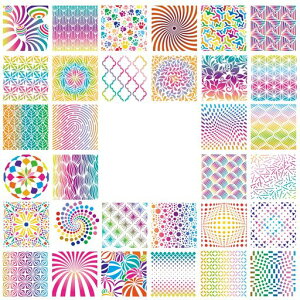 EUSTACE32���Z�b�g15x15cm��䶗��X�e���V���V�[�g�}���_���ԕ��e���v���[�g�X�e���V���v���[�g���}�X�e���V����ނ������`��X�e���V���v���[�g���b�Z�[�WDIY�X�N���b�v�G��h���G�`�����c