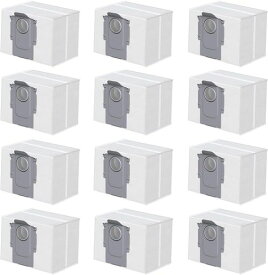 12枚紙パックロボロック用RoborockS8+/S8ProUltra/S7MaxVUltra/S7ProUltra/Q7+/Q7Max+/Q5+/Q5Pro+/Q8Max/Q8Max+/