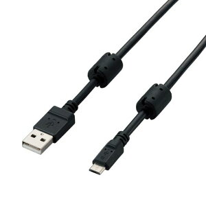 �G���R��Micro-USB(A-microB)�P�[�u��2A�o�͑Ή�1.2m�X�}�[�g�t�H���E�^�u���b�g�Ή��u���b�NU2C-AMBF2U12BK