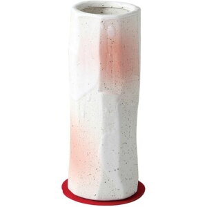 エールネット(Ale-net)花瓶花びん花器花入れΦ8xH24cm八角花瓶志野磁器美濃焼