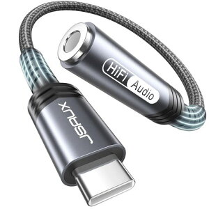 JSAUX�C���z���W���b�N�ϊ��^�C�vCDAC����Hi-Fi����TypeC�C���z���ϊ��A�_�v�^���ʒ���/�ʘb/���y�i�C�����҂�USBC-3.5mm�ϊ�iPhone17Pro/MaxiPhone16&15