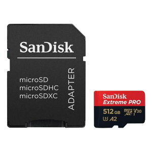 �}�C�N��SD 512GB �T���f�B�X�N Extreme PRO microSDXC A2 SDSQXCZ-512G �C�O�p�b�P�[�W�i