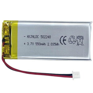 DC3.7V550mAh502248�[�d�\���`�E���|���}�[�d�rforDIY3.7-5V�d�q���i�A����2���d�r����������