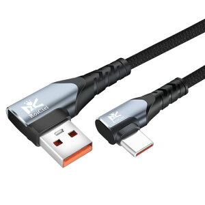 RoiCiel(�O���e�B�[�V�[���Y)L���^�R�l�N�^�[USB-AtoUSB-C�P�[�u���ő�66W�o�͑Ή�11V/6A�}���[�dUSB3.0�ő�5Gbps�f�[�^�]��Type-C�@��Ή��f���h�~�A���h���C�h�X�}�z���̑�USB-C�@��Ή�