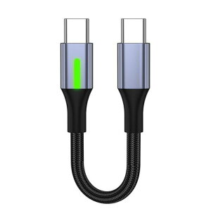 SZSL USB Type C �P�[�u�� 60W �}���[�d �����f�[�^�]�� ���ϋv�i�C�����҂� LED���C�g�t�� MacBook Air Pro iPad Gal-axy OP-PO X-per-ia Go-oglel��USB-C�@��Ή� 0.5m
