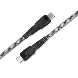 SavewoPowerCableUSB-C240WPD3.1�Ή��������[�d�P�[�u���f���h�~�����݌v���S�`�b�v����iPhone15�ȍ~/Mac/iPad/PC/Android�Ή�1m/2m(�u���b�N2M)