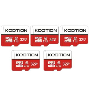 KOOTIONmicroSD�J�[�h32GB5�Z�b�gSD�A�_�v�^�[�tClass10UHS-I�������J�[�hSDHC�}�C�N��SD�J�[�hU1�����]���h���C�u���R�[�_�[�X�}�[�g�t�H���f�W�J���^�[�u���b�hPC�Ή�