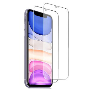 �y�񖇓���zFORiPhone11�p�̃K���X�t�B����foriPhoneXR6.1�C���`�p�̃t�B�����t���ی�t�B����foriPhone11/iPhoneXR6.1�C���`�p�̃P�[�X�����ی�K���X�d�x9H�Ռ��z�����ߗ���