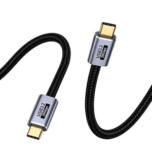 USB-C & USB-C �P�[�u�� 1.5m Suptopwxm USB 3.2 Gen 2x2 (20Gbps) �����f�[�^�]���f�[�^�]���E�[�d�P�[�u�� �y8K 60Hz �f���o�� �z�y�ő�PD 100W �����[�d�z