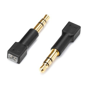 okcsc 3.5mm 2Pin �ϊ� �ϊ��R�l�N�^ �C���z���W���b�N �ϊ� ���[3.5mm(�I�X)-2Pin 0.78mm(���X) HE4XX�EHE-350�EHE1000�ɓK�� 2�Z�b�g �u���b�N