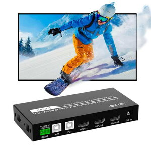 HDMIKVMؑ֊21óA4K@60HzHDMI2.0KVMؑ֊A2̃Rs[^L[{[hA}EXAv^Aj^LA/蓮ؑցAȒPڑhCo[sv-PSEFؓdA_v^[AUSBPc