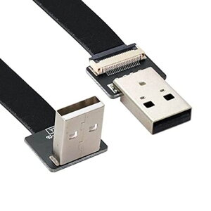 NFHK�A�b�v�A���O��USB2.0Type-A�I�X����^�C�vA�I�X�f�[�^�t���b�g�X����FPC�P�[�u��90�xFPV&�f�B�X�N&�X�L���i�[&�v�����^�[�p50cm