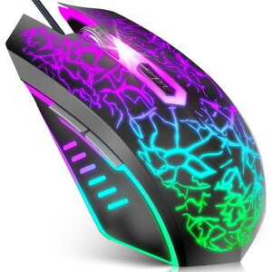 VersionTECH.�Q�[�~���O�}�E�X�L�����w���}�E�X7�FRGB���C�g�����x4�iDPI���߉\6�v���O�����{�^��USB�ڑ��Q�[���}�E�X�y��pc���b�v�g�b�v�ȂǑΉ��u���b�N[���s�A��]