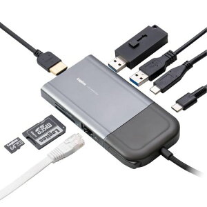 WebNUSBType-CnuhbLOXe[V8-in-1ʕ\ON/OFF{^tUSBPD100WΉUSBAx24K60HzHDMIx1USB-Cx2LANx1SD+microSDXbg