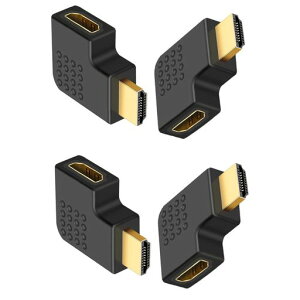 HDMI�ϊ��A�_�v�^L�^�ϊ��A�_�v�^����HDMI�I�XtoHDMI���X�����ꏊ�Ή�(���ɋȂ���*2+�E�ɋȂ���*2)�n�C�X�s�[�h�|�[�g4�Z�b�g