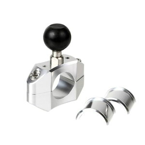 [REC-MOUNT25]�x�[�X�}�E���g��(C�p�[�c)C2�p�C�v�N�����v�x�[�X22.2mm/1inch(25.4mm)�V���o�[�yRM25-C2�z�{�[���T�C�Y1�C���`(25.0mm-25.4mm)