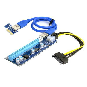 ChenyangPCI-ExpressX1-X16GPU���C�U�[�J�[�h�A�_�v�^�[USB3.0&SATA�d���P�[�u���t��