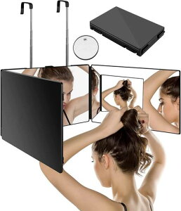 Athvcht�O�ʋ��Z���t�J�b�g360°�p�x���ݒ������ϋ����㓪����������0-52cm�������߉\�܂肽���݉\���̎O�ʋ��L������p�Z���t�J�b�g�Ǌ|���~���[������HD�����ϋ��܂肽���ݎ�3�E�F�c