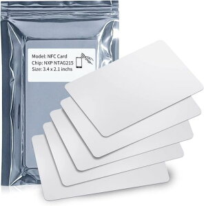 Jiaxing22��NFC�J�[�hNTAG215�J�[�h�����n�z���C�gPVC�J�[�hNFC215�J�[�h�^�O�h��504�o�C�giPhone�Ή�android�Ή��V���[�g�J�b�g�A�v���Ή�