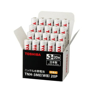 TOSHIBA(����) �[�d���j�b�P�����f�[�d�r �X�^���_�[�h���f�� �P3�`(20�{����) TNH-3ME(WB) 20P ���{��