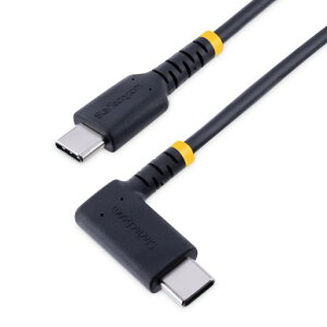 StarTech.comUSB�P�[�u��/USB-C-USB-C/30cm/USB2.0/L�^�E����/USBPD�Ή�/�}���[�d&�f�[�^�]��/���ϋv�A���~�h�@�ە⋭/Type-C�[�d&�����R�[�h/�^�C�vCL���R�l�N�^�[