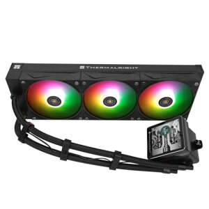ThermalrightGrandVision360ARGBBlackCPUAIO�N�[���[�APC360�d�l�E�H�[�^�[�N�[���[�V�X�e���A480x480�𑜓x��IPSLCD�X�N���[���AAM4/AM5&Intel