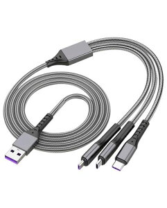 [dP[u3in1USBP[u}1.2m3A[dR[h3C1ϋvTypeCMicroUSB3䓯[diPhonepAndroidp̃^CvCp̒ϋv