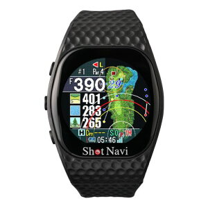 Shot Navi (�V���b�g�i�r) INFINITY Touch �u���b�N 1.2�C���`�J���[�t�� �ŐVGPS�`�b�v�uM10�v���� ���{��(����ISO9001�F��H�ꐶ�Y) GPS�S���t�i�r �S���t�����v GPS�i�r �S���t�E�H�b�` ���Z���pOK