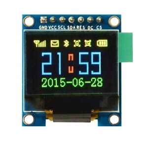 VKLSVAN0.95�C���`SPIOLED�f�B�X�v���C���W���[���t���J���[SSD1331Arduino�ɑΉ�