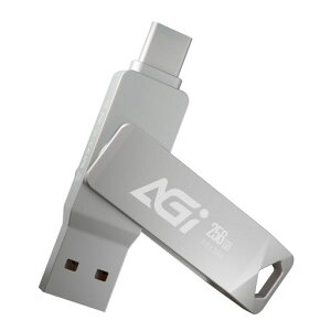 AGIUSB256GBUSB3.2Gen1Type-C/Type-Aőǂݎ葬x120MB/sOtiPhone/iPad/Android/PCȂǕ̃foCX̃f[^obNAbvƓ]ɑΉUE138AUSB
