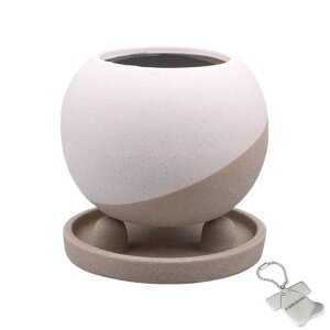 J-kitchensSelect花瓶陶器植木鉢空焼きデザインポットCホワイトΦ15.4xH12cmオリジナルタグ付