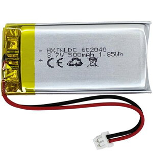 DC3.7V500mAh602040�[�d�\���`�E���|���}�[�d�rforDIY3.7-5V�d�q���i�A����2���d�r����������