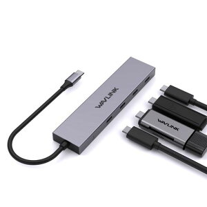 WAVLINK4-in-1USBChbLOXe[VUSB3.2Gen210GbpsUSB-C*3USB-CPD3.0[dEf[^`|[g*1nuX}z^ubgm[gp\RȂǂɓKpMac