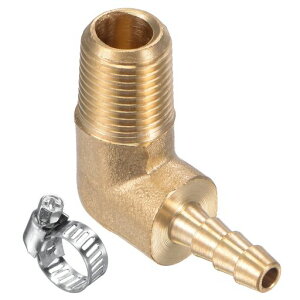 MMETERXITY�^�J�z�[�X�o�[�u�p��90�x�G���{�[4.8mm�^�J�p�C�v�R�l�N�^�z�[�X�N�����v�t�����K�X�p1/8NPT�I�X�˂�