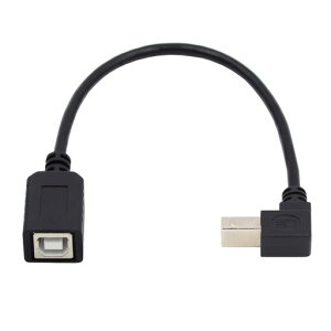 cableccTypeB�I�X-���XUSB2.0�����P�[�u��90�x�������v�����^�[�X�L���i�[�f�B�X�N20cm