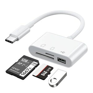 SD�J�[�h���[�_�[3in1Type-COTG�Ή������]��MicroSDTF�������[�J�[�h���[�_�[�f�[�^�]���ʐ^���批�y�r�f�I�t�@�C���L�[�{�[�hUSB�J�����J�[�h���[�_�[�A�_�v�^�[