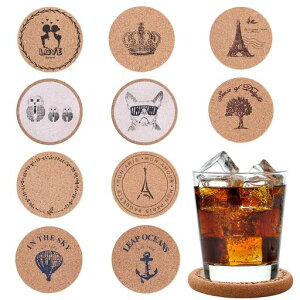 WUDQIJI10������R���N�R�[�X�^�[����5mm���a10cm�������ؐ��h�����N�p�R�[�X�^�[�R���N�ی^�ϔM������~�߂�����ꖳ�n�V���v���Ɩ��p�O���X�}�O�J�b�v�K�p������H�X�J�t�F���̓��v�c