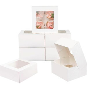 siawadeky�J�b�v�P�[�L�{�b�N�X4��50���蓧�����t���x�[�J���[�{�b�N�X�g�ݗ��ĊȒP�M�t�g�{�b�N�X���َq�J�b�v�P�[�L�}�t�B���J�b�v�G�b�O�^���g��p�[�e�B�[�a�����������N���X�}�c