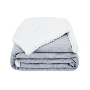 Deconovo�ѕz�ėp�Ђ��|���n�[�t�P�b�g�u�����P�b�g150x200cm�O���[�_�炩�������΍�