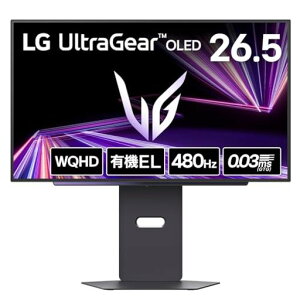 yVGP2025Summerp[\irWA/܁zLGQ[~Oj^[UltraGearOLED27GX790A-B26.5C`/WQHD(2560x1440)/480Hz/L@EL/0.03ms(ClearMR