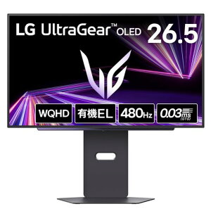 yVGP2025Summerp[\irWA/܁zLGQ[~Oj^[UltraGearOLED27GX790A-B26.5C`/WQHD(2560x1440)/480Hz/L@EL/0.03ms(ClearMR