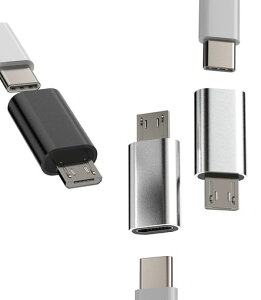 USBC���X��MicroUSB�I�X�A�_�v�^�[(3�Z�b�g)�^�C�vCto�}�C�N��USB�[�d�ϊ��A�_�v�^Android�X�}�z�R�l�N�^Thunderbolt4�P�[�u�������Ղ��[�A���h���C�h�t�H���Ή�SonyXperiaXZ5Premium